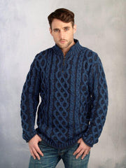 Aran Halfzip Sweater Z4038